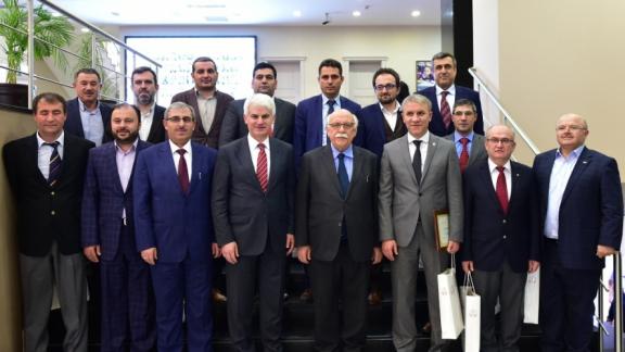 Minister Avcı receives charity lover businessmen from Bursa