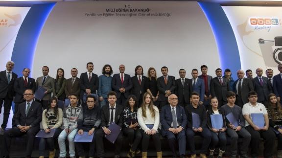 Minister Avcı presents EBA Frame Photography Contest awards