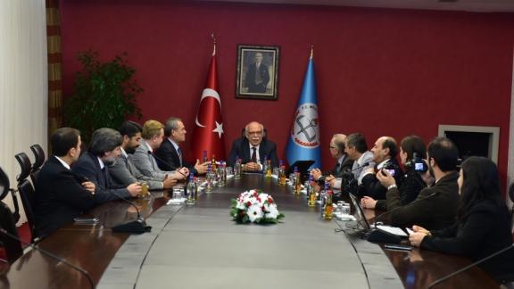 Bakan Avcı’ya Eskişehir Gazeteciler Cemiyeti’nden ziyaret