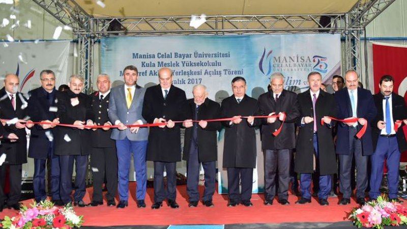 Bakan Yılmaz, Kula Meslek Yüksekokulu Yerleşkesinin açılış törenine katıldı