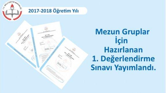 Üniversiteye hazırlık için değerlendirme sınavı