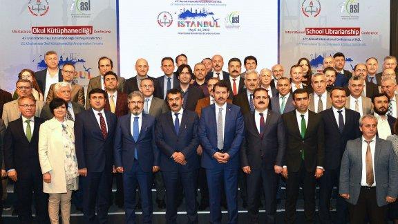 Tekin, Uluslararası Okul Kütüphaneciliği Konferansı kapanış toplantısına katıldı