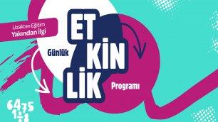 Günlük Etkinlik Programı