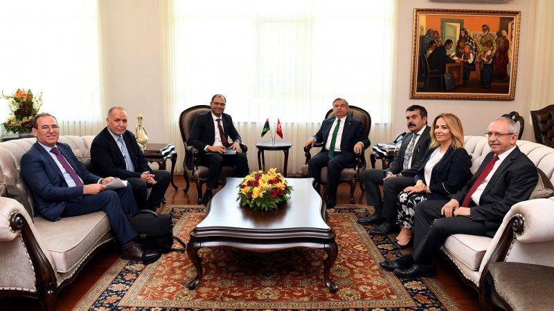 Bakan Yılmaz, Libya Eğitim Bakanı Muhammed ile bir araya geldi