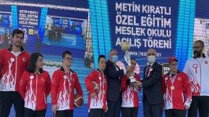 KONYA'DA METİN KIRATLI ÖZEL EĞİTİM MESLEK OKULUNUN AÇILIŞI YAPILDI