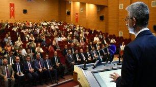 BAKAN YARDIMCISI YILMAZ, SİİRT'TE ÖĞRETMENLERLE BİR ARAYA GELDİ