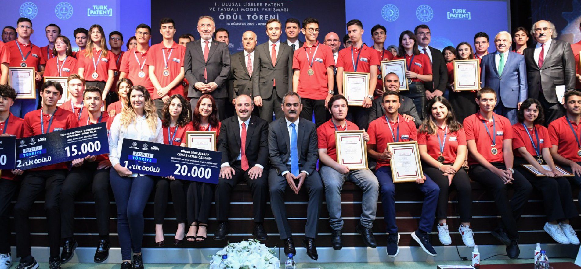 I.ULUSAL LİSELER PATENT VE FAYDALI MODEL YARIŞMASI ÖDÜL TÖRENİ 