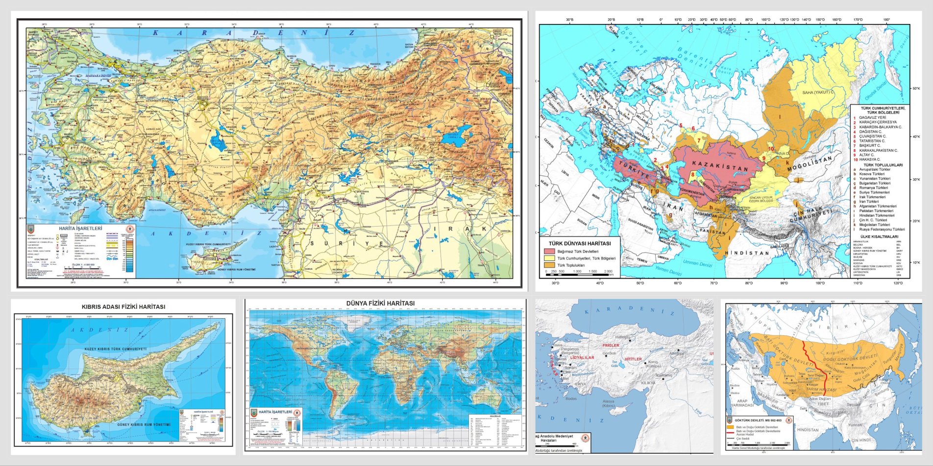 DERS KİTAPLARI VE EĞİTİM ARAÇLARINDA KULLANILACAK HARİTALAR İÇİN ÖNEMLİ ADIM
