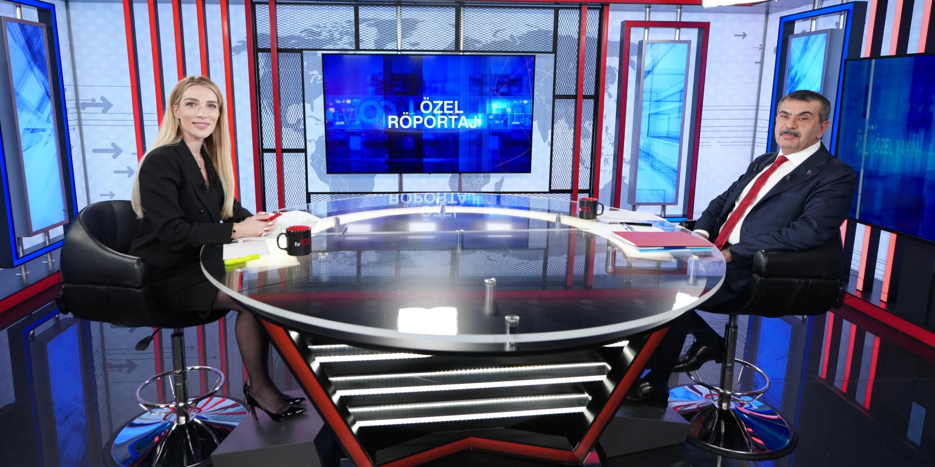 BAKAN TEKİN, TV100 CANLI YAYININDA EĞİTİM GÜNDEMİNİ DEĞERLENDİRDİ